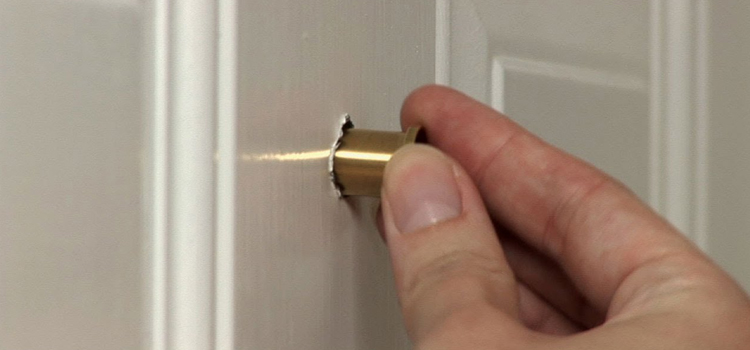 peephole door repair in Capitola